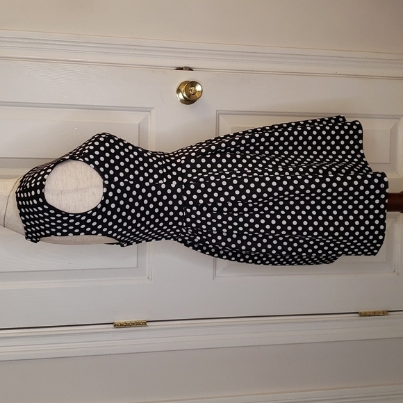 Windsor Black & White Polka Dot Dress - Picture 7 of 13